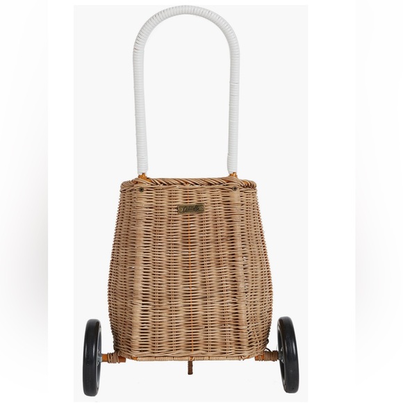 LUGGY WHEELED RATTAN BASKET - Picture 2 of 9